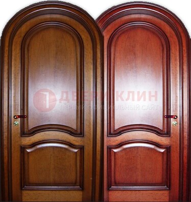 Входная арочная дверь МДФ внутри ДА-5 для сельского дома в Воронеже