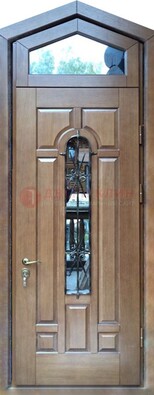 Железная дверь Винорит с фрамугой для частного дома ДФГ-34 в Воронеже