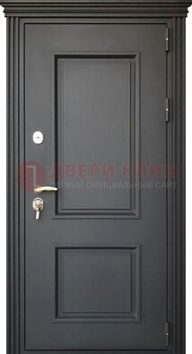 Чёрная дверь с МДФ ДМ-520 в Воронеже