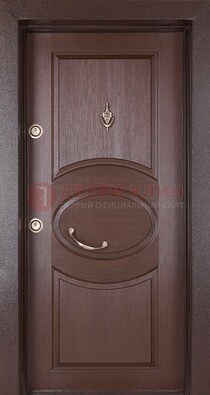 Железная дверь с массивом дуба в стиле классика ДМД-55 в Воронеже
