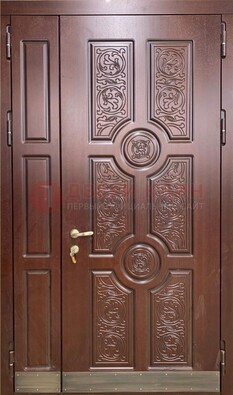 Парадная металлическая дверь с узором ДПР-74 в Воронеже