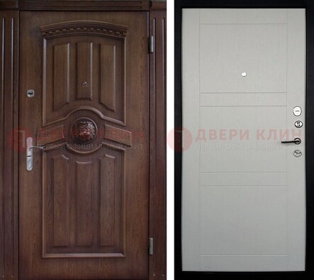 Темная входная дверь с виноритом ДВТ-216 в Воронеже