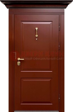 Красная железная дверь винорит для частного дома ДВТ-251 в Воронеже