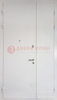 Современная полуторная стальная дверь с МДФ панелью ПЛ-25 в Воронеже